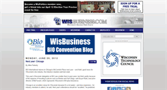 Desktop Screenshot of bio.wisbusiness.com